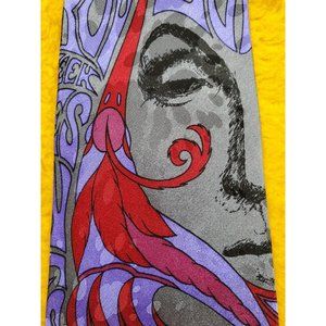 THE FILLMORE POSTER TIE ~ DOORS PEACOCK # 75 (Produced in 1992) ~ 56" (NEW)